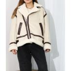 ジャケット ライダースジャケット ALPHA INDUSTRIES WOMEN/アルファ インダストリーズ ウィメンズ　フェイクムートン ライダース