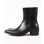 ブーツ RED COVER 本革スクエアトゥヒールブーツ メンズ