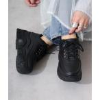 スニーカー LOVEHUNTER 軽量 厚底ダッドスニーカー レディース メンズ