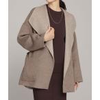 リサイクルポリエステル リバーチェックショートコート