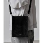 ショルダーバッグ バッグ 【CLEL】Smooth Leather Square Shoulder Bag / スムースレザースクエアショルダーバッグ