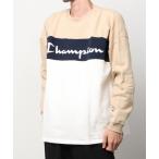 tシャツ Champion チャンピオン 切り替え ロゴプリント ロングスリーブTシャツ メンズ レディース