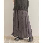 スカート マーブルフレアスカート