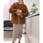 ブルゾン アウター ボアジャケット レディース