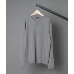 ニット メンズ 「 ROBERTO COLLINA / ロベルトコリーナ 」CASHWOOL HIGH GAUGE CREWNECK KNIT / キ