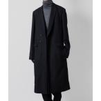 コート チェスターコート メンズ asymmetrically buttoned chesterfield coat