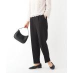 パンツ スーツ DELEGANTダブルクロステーパードパンツ【WEB限定サイズ】