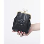 ポーチ マリークワント mary quant エンボスデイジーパール ガマ口マルチポーチ レディース