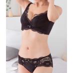 ブラジャー ショーツセット チャーム付き ノンワイヤー リラックスブラ＆ショーツ 2点セット