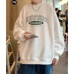 トレーナー スウェット オーバーサイズカレッジロゴスウェット メンズ レディース