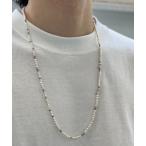 ネックレス Metal x Seed Pearl Long / メタル x シード パール ロングネックレス(3WAY) メンズ