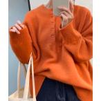 ニット セーター ヘンリーネックニット レディース