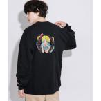 トレーナー スウェット ペロリンガールコラボスエット / 長袖 / カジュアル / バック / プリント / ユニセックス メンズ レディース