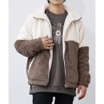 ブルゾン アウター 「MinoriTY」もこもこオーバーサイズボアブルゾン ボアジャケット オーバーサイズ スタンドカラー/パーカー ルーズフィット