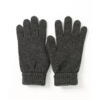 手袋 WOOL PAPER DOUBLE KNIT GLOVES / ウール×和紙ダブルニットグローブ 「UNISEX」「 手洗い可 」 メンズ レデ