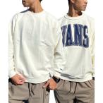 トレーナー スウェット 「ムラサキスポーツ別注」VANS/バンズ オーバーサイズ リバーシブルトレーナー/カレッジロゴ 無地トレーナー/裏毛 クルーネ