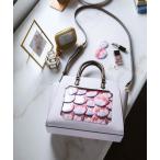 ハンドバッグ 「推し事バッグ」クリアポケット付きスクエアトートバッグ