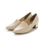 パンプス 入学式 入園式 卒業式 晴雨兼用「EVOL」チャンキーヒールローファー IS9758