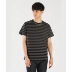 ショッピングtシャツ メンズ tシャツ メンズ コットン 細ボーダー 半袖Tシャツ ”Coulos” メンズ