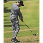 ゴルフ 「DIVINER GOLF」ゴルフ セットアップ メンズ スタンドジャケット スウェットパンツ ゴルフウェア グレンチェック/千鳥柄 秋服 冬