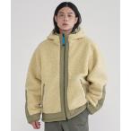 コート ジャケット 「COVERNAT」YETI FLEECE WARM UP JACKET / カバーナット イエティ ボア フリース フーディー