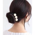 ヘアゴム パールボタンワイヤーデフトバン