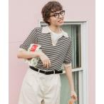 ポロシャツ ポロ 「forksy.」半そでポロニットプルオーバー レディース