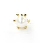 ピアス staygoldゴールドメッキミルククラウンパールピアス レディース
