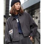ジャケット カバーオール Dickies/ディッキーズ オーバーサイズバックロゴ刺繍カツラギカバーオールジャケット＜セットアップ可能＞