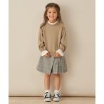 パンツ チェック柄ラッププリーツパンツ キッズ 子供服 女の子