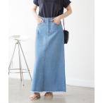 スカート デニム LE DENIM ミッドフレアファイブポケットスカート