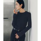 ショッピングセレモニー ニット セーター 「26SS新作コラボ/セレモニー/オケージョン/入卒式」袖スリットクルーネックニット レディース