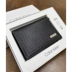 カードケース Calvin Klein / カルバンクライン / ワンポイント レザーカードケース 名刺入れ