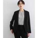 スーツ 「洗える/通勤/UVケア/日本製」ストレッチテーラードジャケット レディース