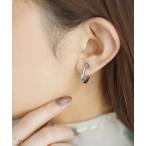 イヤリング シンプルラインフープイヤリング レディース