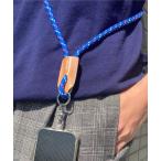 モバイルアクセサリー 【全機種対応】パラコード モバイルストラップ  スマホショルダー　本革