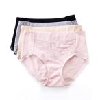 ショーツ 「4色組」セットでお得♪フラワーレースレディースショーツ 4色4枚セット