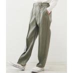  брюки [ аккуратный конический Silhouette. искусственная кожа брюки ] женский 