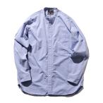 シャツ BEAMS PLUS / 120/3 ブロード バンドカラー シャツ クラシックフィット メンズ レディース