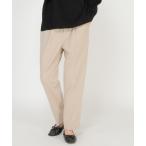 パンツ 裏起毛ストレッチテーパードパンツ レディース