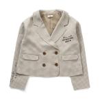 テーラードジャケット アウター ダブルジャケット キッズ 子供服 女の子