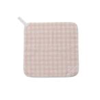 ショッピングハンカチ ハンカチ ギンガムチェックループ付きタオル レディース