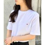 tシャツ TOMMY HILFIGER(トミーヒルフィガー) / Core Flag Tee フラッグロゴ刺繍 半袖 Tシャツ レディース メンズ
