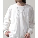 tシャツ 「ROOPTOKYO」GILDAN ６oz ポケット付きロングスリーブTee 袖リブ クルーネック/ロンT メンズ