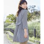 ブラウス シャツ 「小倉優子さん着用」バックフレアチュニック レディース
