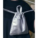 ショッピングヴィーガン ショルダーバッグ バッグ メンズ 「ユニセックスアイテム」「EX」Vegan Leather Shoulder Drawstring Bag/ヴィーガ