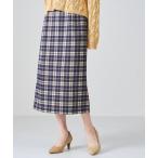 ショッピングacro スカート チェックタイトスカート/AC1312