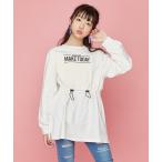 tシャツ Tシャツ ウエストドロストロング丈ロンT キッズ