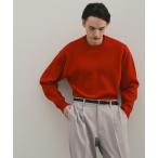 ニット スウェットライクニットプルオーバー