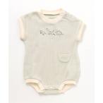  детская одежда динозавр вышивка вафля корпус костюм 